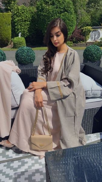 Maya nude abaya set