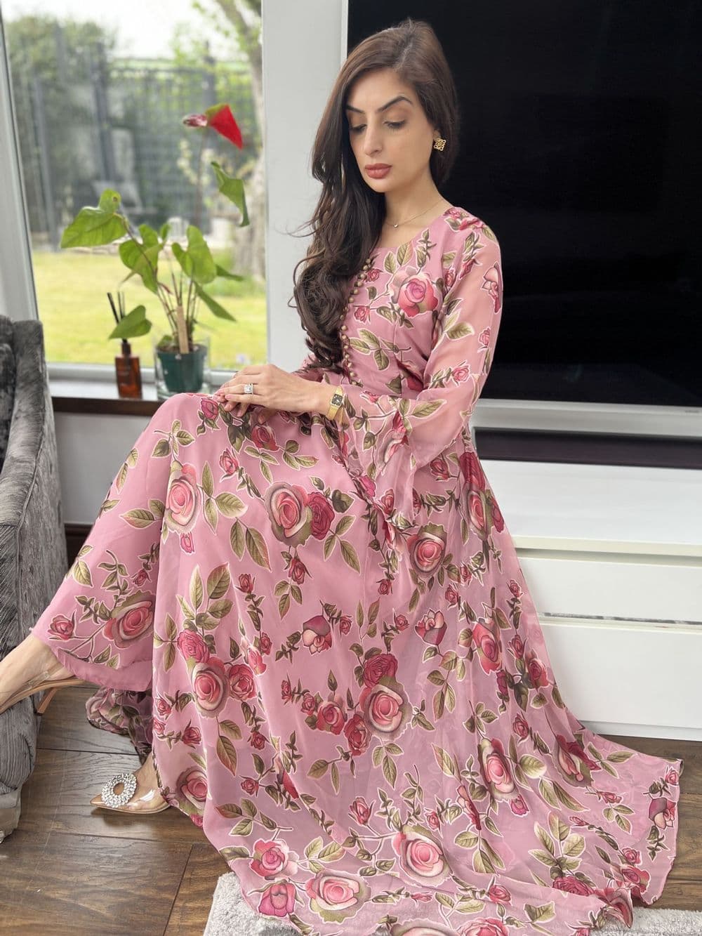 Maya palachi maxi dress : Dusky pink