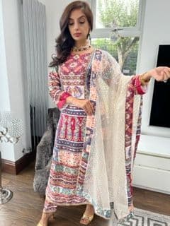 Mehak  Silk  Embellished Detailed Suit
