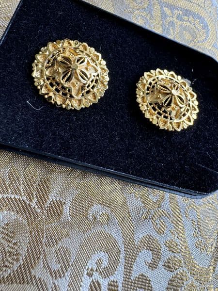 Micro gold plated earrings no 307
