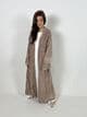 Mocha abaya set