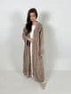 Mocha abaya set