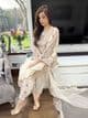 Original truba  ivory satin outfit