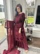 Palachi suit maroon