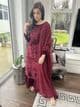 Palachi suit maroon