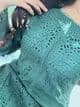 Qalamkar green outfit chicken kari