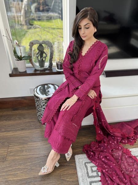 Qalamkar luxury lawn