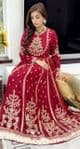 Rangili Maroon Embellished Maxi Suit