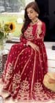 Rangili Maroon Embellished Maxi Suit