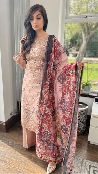 Saba mocha lawn suit