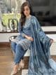 Sabeeka blue viscous tulip Salwaar suit