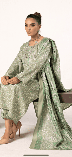 Sana autumn linen collection- green