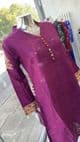 Sana purple kurta