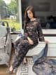 Sehar black lawn salwwar suit