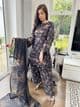 Sehar black lawn salwwar suit