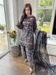 Sehar black lawn salwwar suit