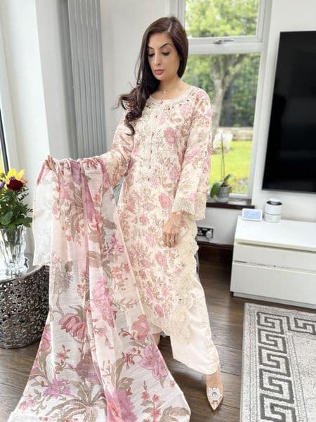 Sehar floral long length suit