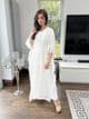 White crochet kaftan
