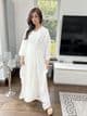 White crochet kaftan