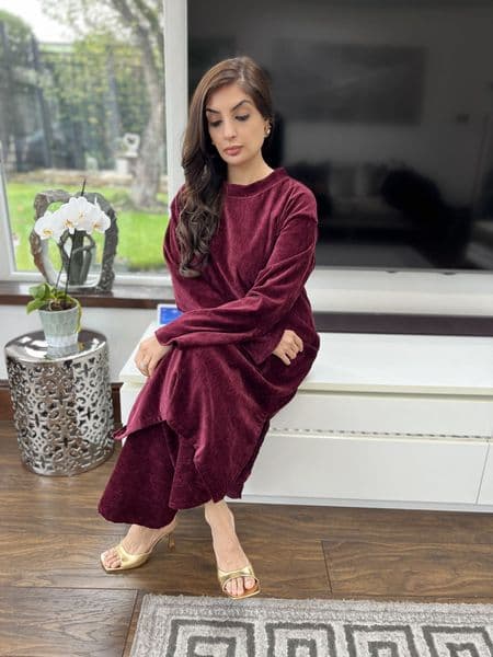 Zara velvet co ord set