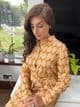 Zarah Summer Dress with buttons, Tan