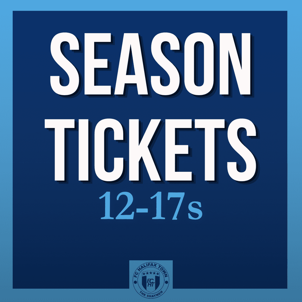 SEASON TICKET 26/27 - 12-17s