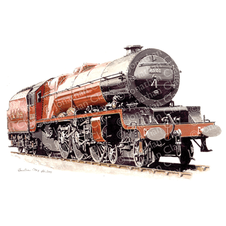 ‘Princess’ Class 8P 4-6-2 No.6201 ‘Princess Elizabeth’ (LMS Maroon) Mug