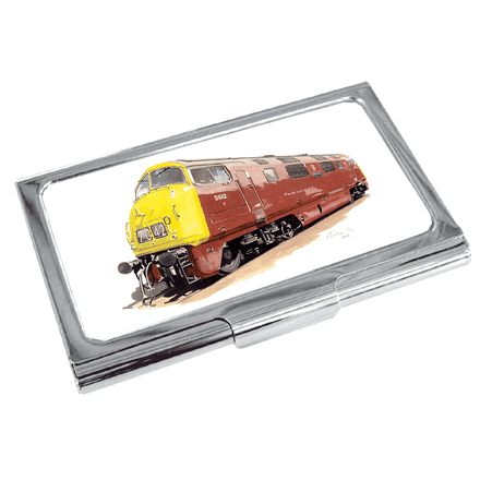 ‘Warship’ Diesel-Hydraulic No.D832 ‘Onslaught’ – BR Maroon Livery Business Card Holder