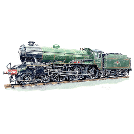 B17 Class 4-6-0 No.61662 ‘Manchester United’ (BR Green) Mug