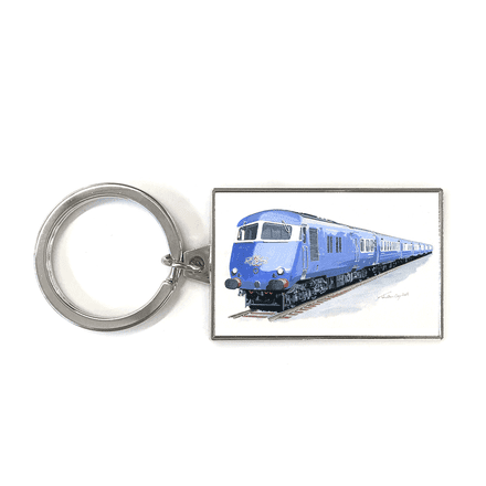 Blue Pullman DMU Key Ring