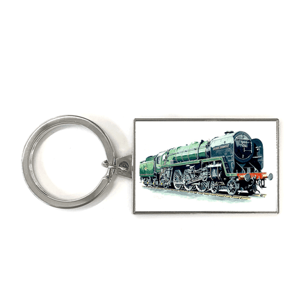 BR Britannia Class 7P 4-6-2 No.70013 Oliver Cromwell Key Ring