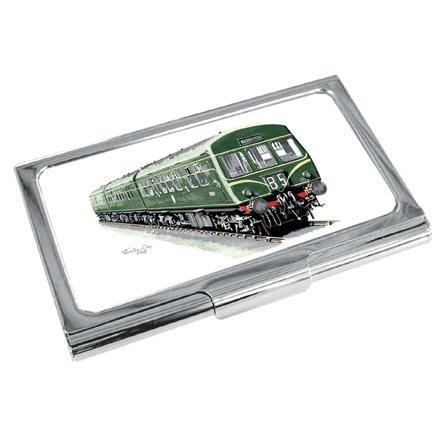 BR Metro-Cammell Class 101 Diesel Multiple Unit - BR Green Livery Business Card Holder