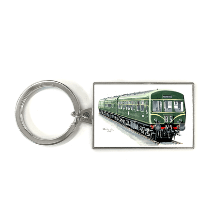 BR Metro-Cammell Class 101 Diesel Multiple Unit - BR Green Livery Key Ring