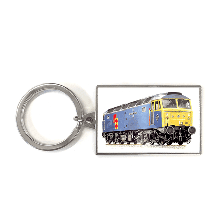 Brush Class 47 No 47.135 Merddin Emrys - BR Blue Livery Key Ring