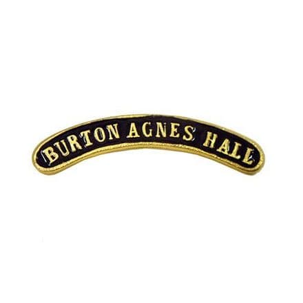 Burton Agnes Hall Locomotive Nameplate Badge