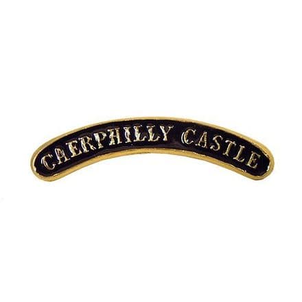 Caerphilly Castle Locomotive Nameplate Badge