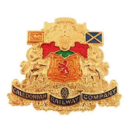 Caledonian Railway Coat Of Arms Collectors Badge
