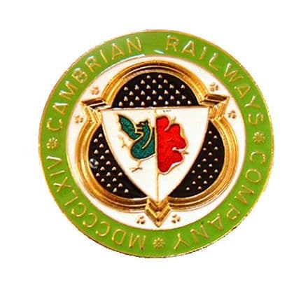 Cambrian Railway Coat Of Arms Collectors Badge