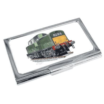 Class 17 ‘Clayton’ Bo-Bo Diesel Locomotive – BR Green Livery Business Card Holder