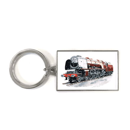 Coronation class 8P 4-6-2 No. 46240 city of Coventry Key Ring