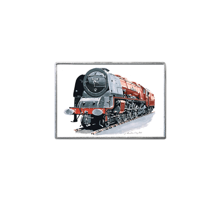 Coronation Class 8P 4-6-2 No.6233 Duchess of Sutherland (LMS Maroon) Fridge Magnet