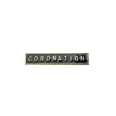 Coronation Locomotive Nameplate Badge