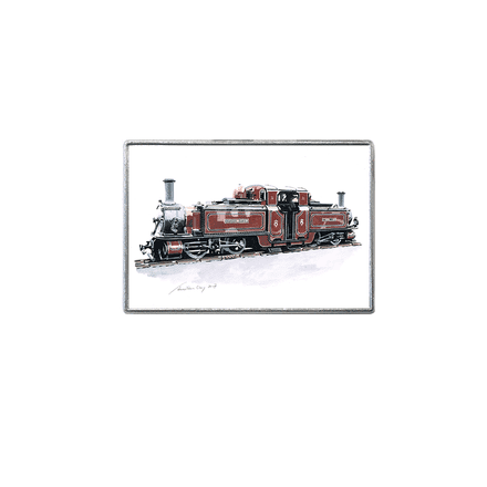 Double Fairlie 0-4-4-0T Locomotive Merddin Emrys Fridge Magnet