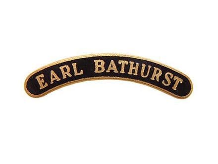 Earl Bathurst Locomotive Nameplate Badge