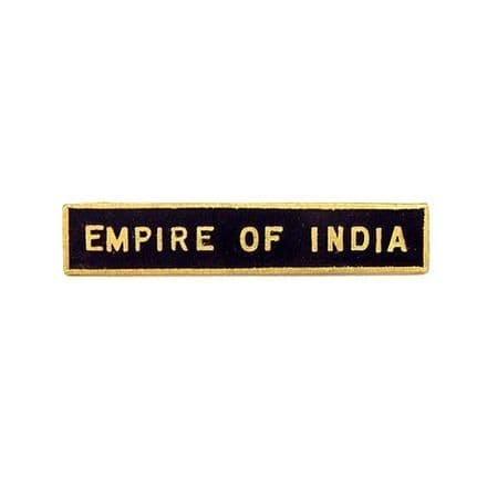 Empire of India Locomotive Nameplate Badge