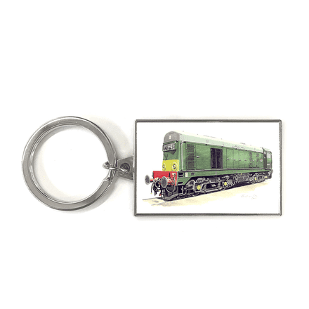 English Electric Class 20 No.D8154 BR Green Livery Key Ring