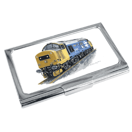 English Electric Class 37 No. 37 408 ‘Loch Rannoch’ – Large Logo Blue livery Business Card Holder