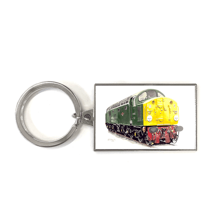 English Electric Class 40 No.40 122/D200 BR Green Livery Key Ring