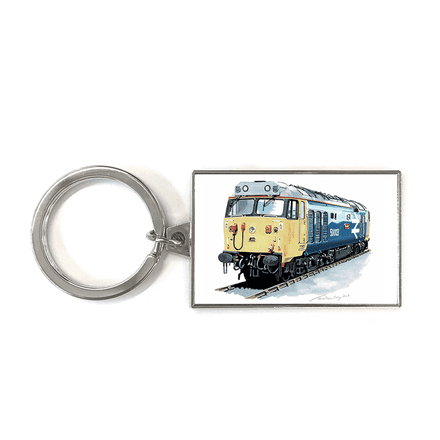 English Electric Class 50 No.50 003 Temeraire (BR Large Logo livery) Key Ring