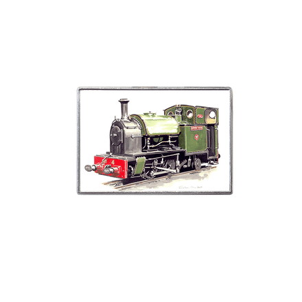 Ex Corris Kerr Stuart 0-4-2ST No.4 Edward Thomas Fridge Magnet